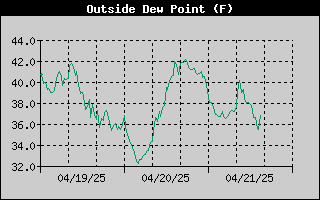Outside Dewpoint History